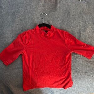 Zara Red Short Sleeve Tee